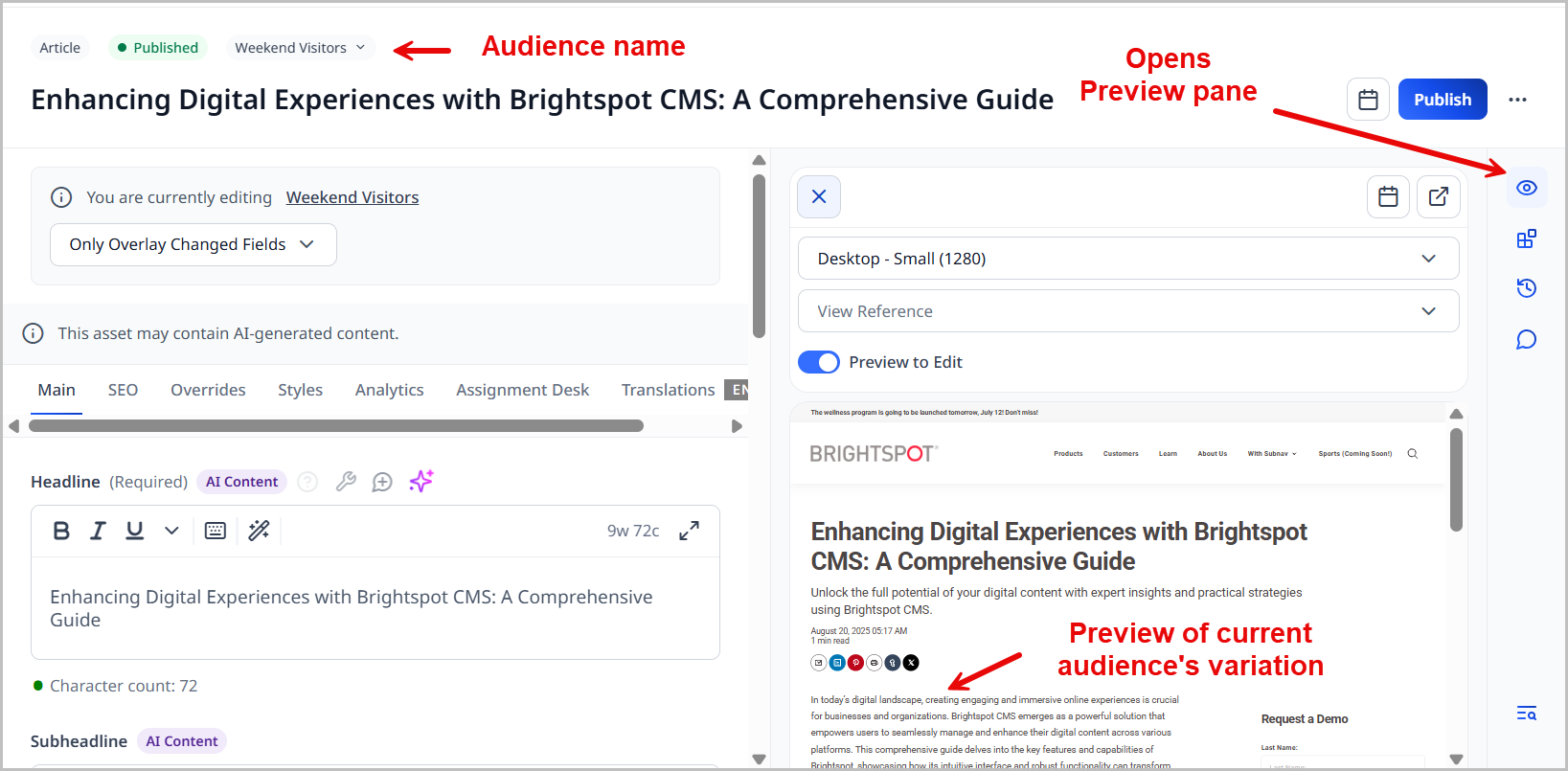 5.0-preview-audience's-variation