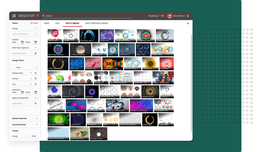 Brightspot CMS promo graphic