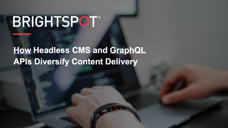 image of Brightspot GraphQL webinar presentation