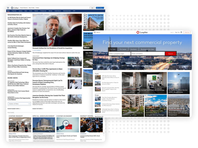 Brightspot CMS customer case study: CoStar & LoopNet