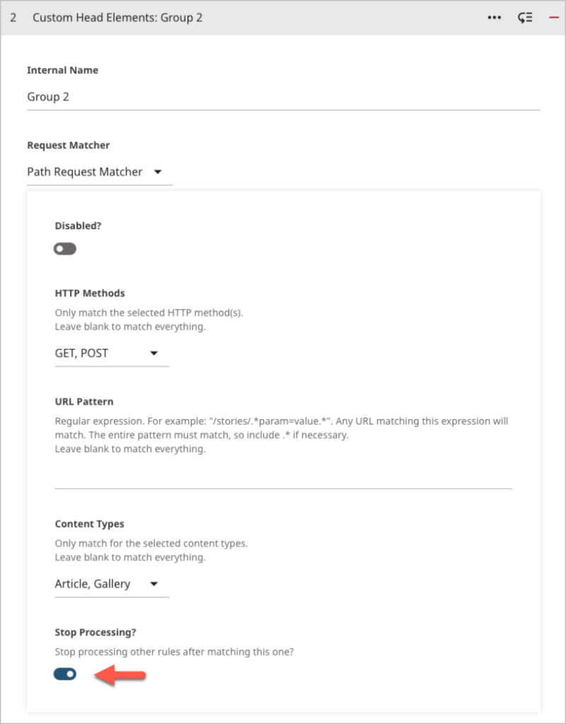 Interrupting rule evaluation for a custom element