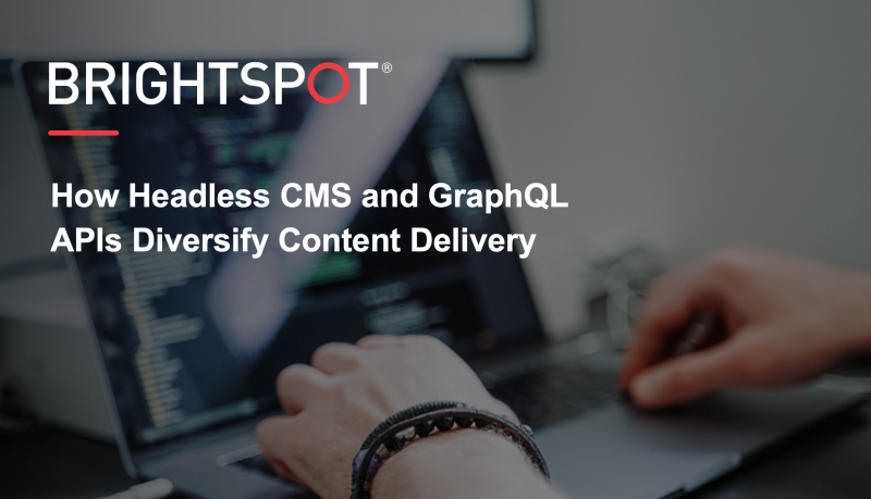 Promo graphic for headless CMS and GraphQL webinar